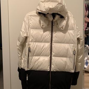 SOS (Sportswear of Sweden) Parka. Black and Cream. Size L (52)